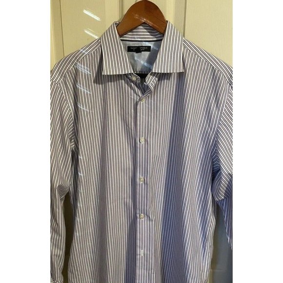 Banana‎ Republic Shirt Slim Fit Mens Large Multicolor Button Up - Picture 1 of 6